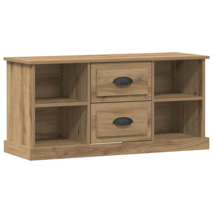 vidaXL TV Cabinet 99.5 x 35.5 x 48 cm Artisan Oak Engineered Wood 2