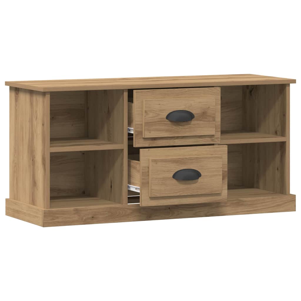 vidaXL TV Cabinet 99.5 x 35.5 x 48 cm Artisan Oak Engineered Wood 5