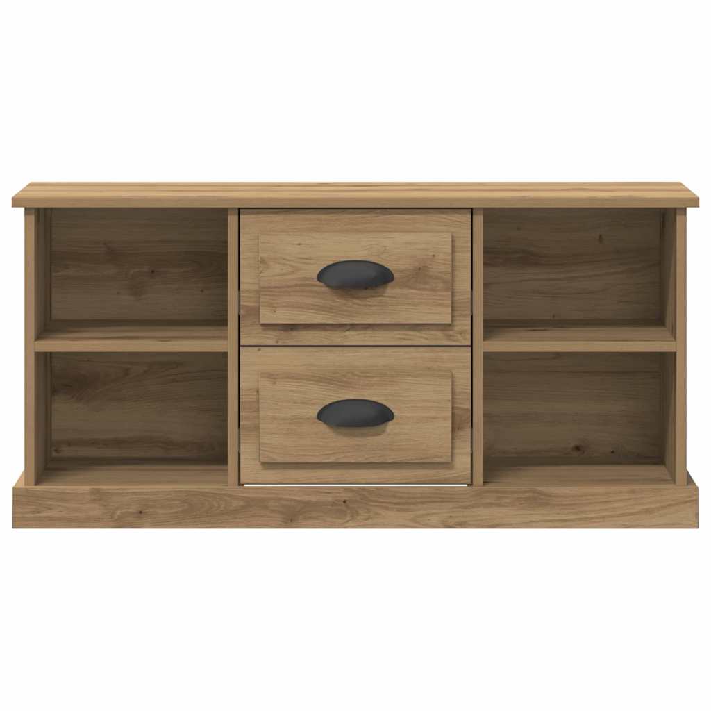 vidaXL TV Cabinet 99.5 x 35.5 x 48 cm Artisan Oak Engineered Wood 6