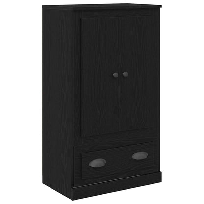 vidaXL Highboard Black Oak 60 x 35.5 x 103.5 cm Engineered Wood 2