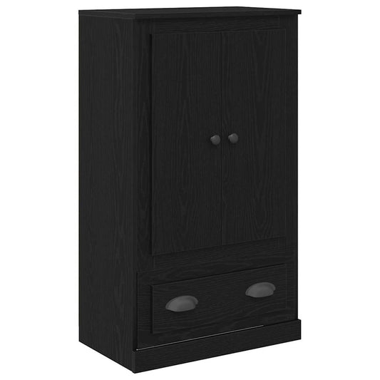vidaXL Highboard Black Oak 60 x 35.5 x 103.5 cm Engineered Wood 2