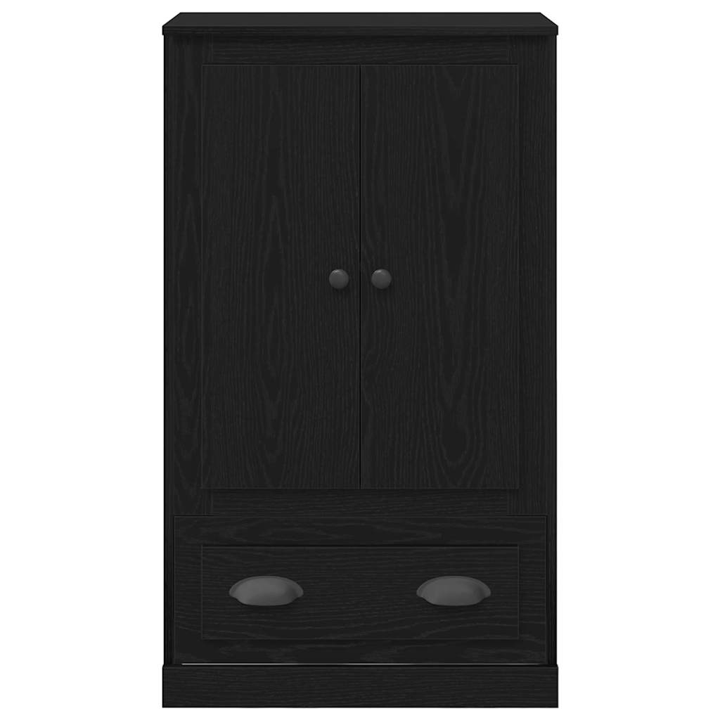 vidaXL Highboard Black Oak 60 x 35.5 x 103.5 cm Engineered Wood 6