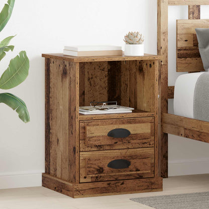 vidaXL Bedside Cabinet Old Wood 36 x 43 x 60 cm Engineered Wood 1