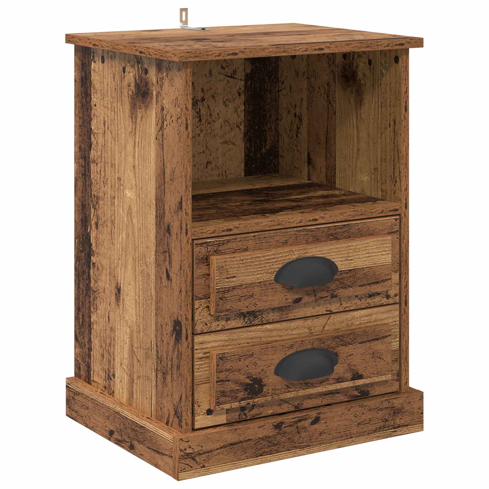 vidaXL Bedside Cabinet Old Wood 36 x 43 x 60 cm Engineered Wood 2