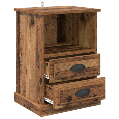 vidaXL Bedside Cabinet Old Wood 36 x 43 x 60 cm Engineered Wood 5