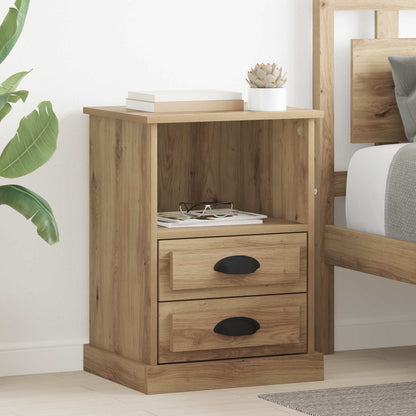 vidaXL Bedside Cabinet Artisan Oak 36 x 43 x 60 cm Engineered Wood 1