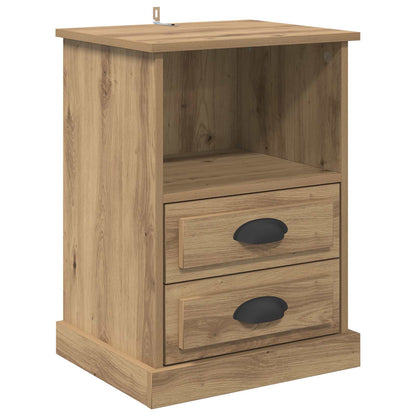 vidaXL Bedside Cabinet Artisan Oak 36 x 43 x 60 cm Engineered Wood 2