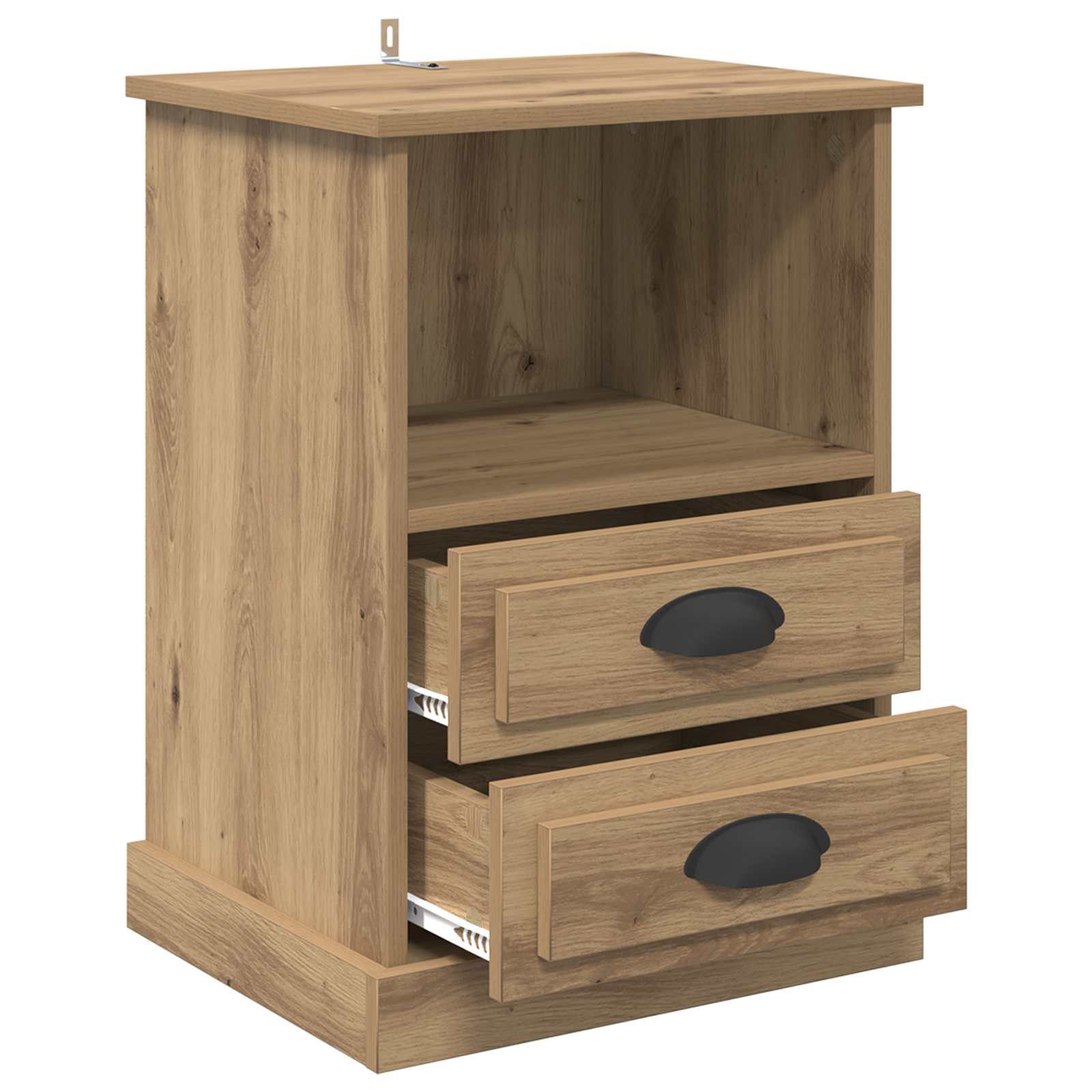 vidaXL Bedside Cabinet Artisan Oak 36 x 43 x 60 cm Engineered Wood 5