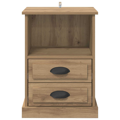 vidaXL Bedside Cabinet Artisan Oak 36 x 43 x 60 cm Engineered Wood 6