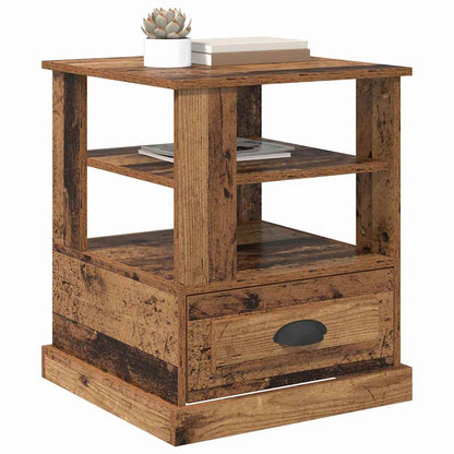 vidaXL Bedside Cabinet Old Wood 50 x 50 x 60 cm Engineered Wood 3