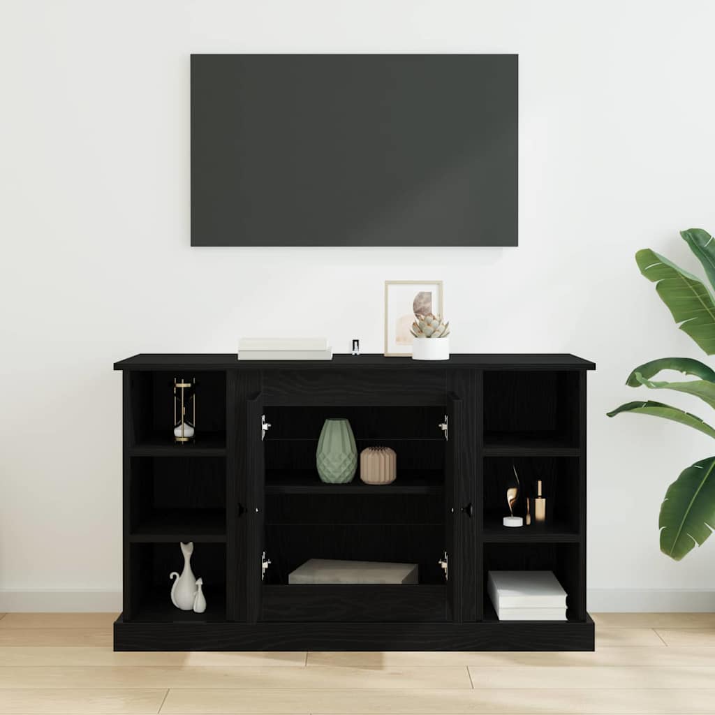 vidaXL Sideboard Black Oak 100 x 35.5 x 60 cm Engineered Wood 4