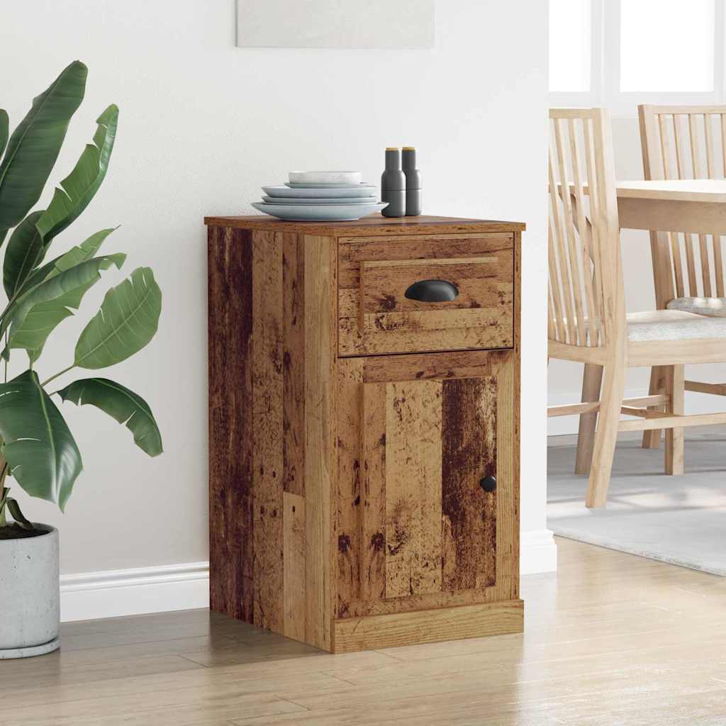 vidaXL Side Cabinet 40 x 50 x 75 cm Engineered Wood Old Wood 4