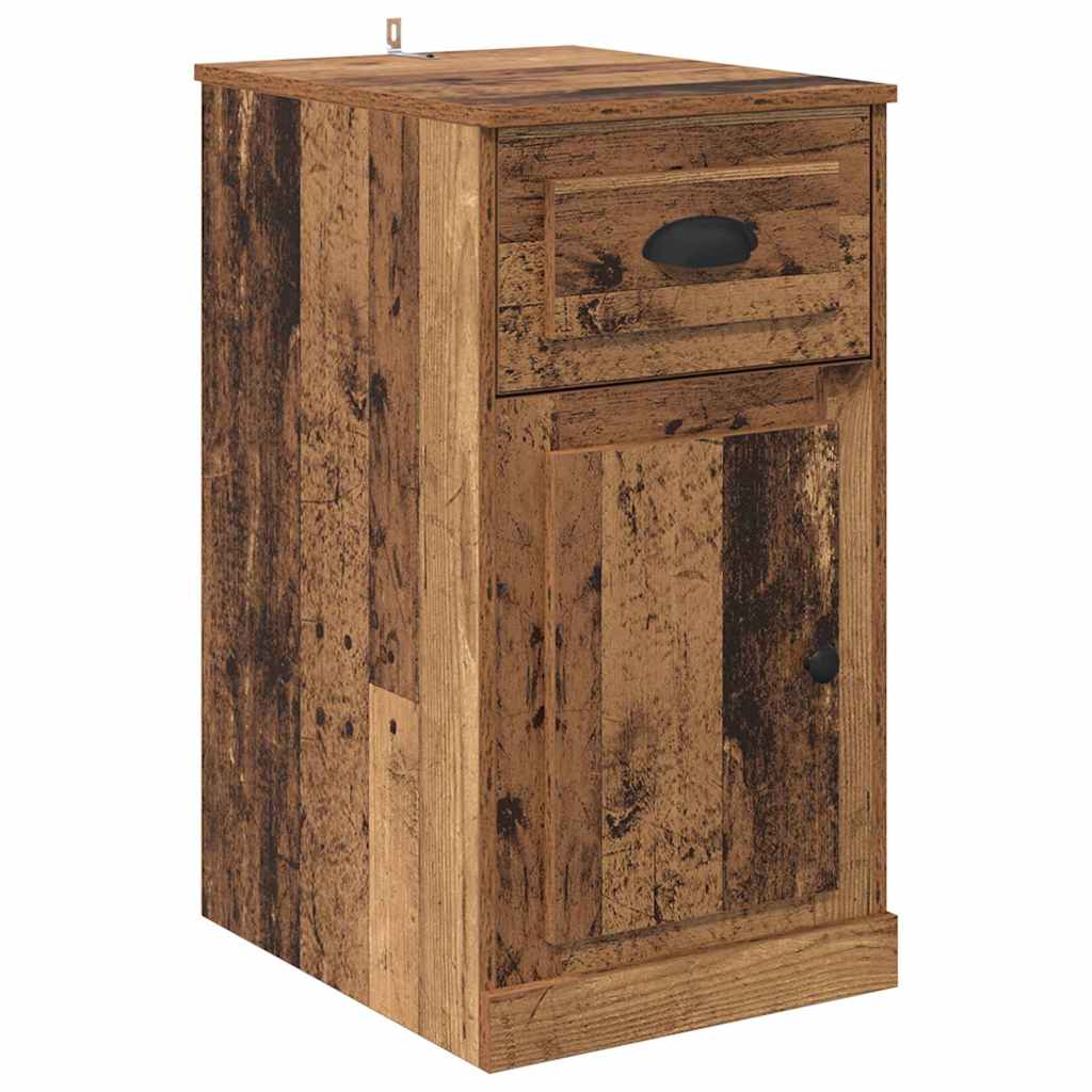 vidaXL Side Cabinet 40 x 50 x 75 cm Engineered Wood Old Wood 2