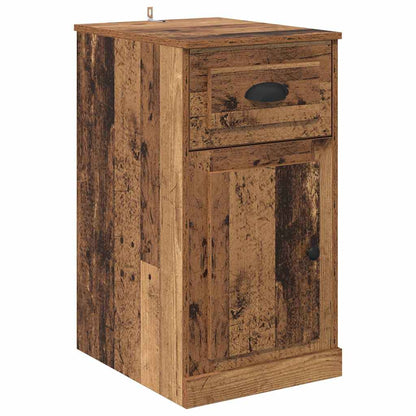 vidaXL Side Cabinet 40 x 50 x 75 cm Engineered Wood Old Wood 2