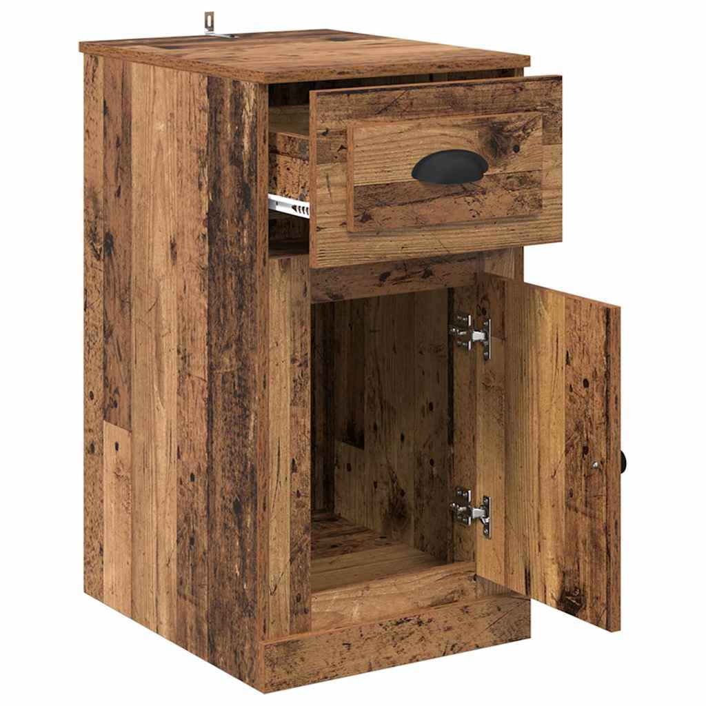 vidaXL Side Cabinet 40 x 50 x 75 cm Engineered Wood Old Wood 5