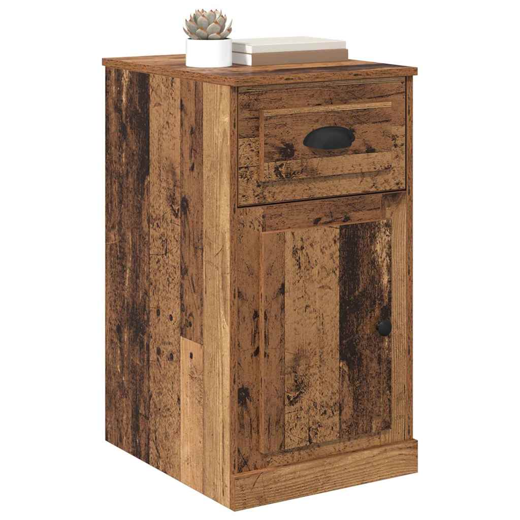 vidaXL Side Cabinet 40 x 50 x 75 cm Engineered Wood Old Wood 3