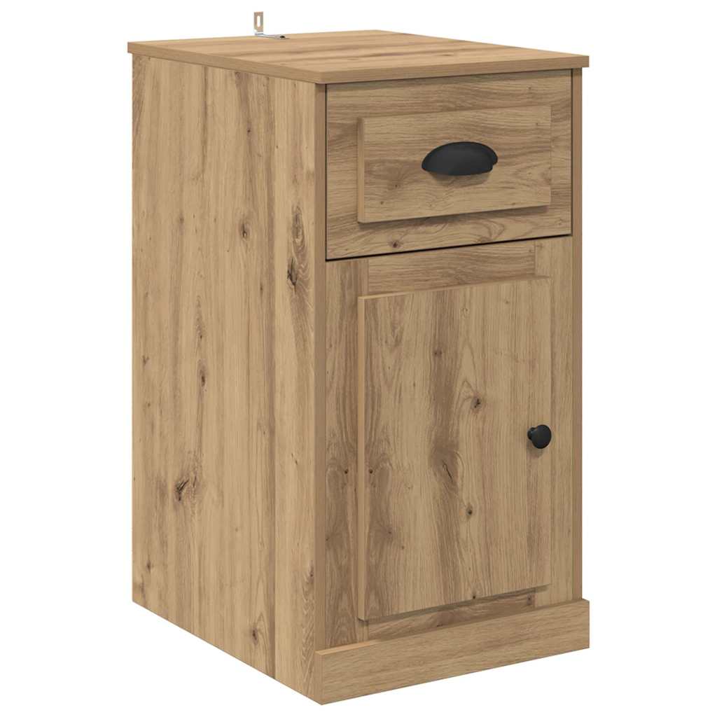 vidaXL Side Cabinet 40 x 50 x 75 cm Engineered Wood Artisan Oak 2
