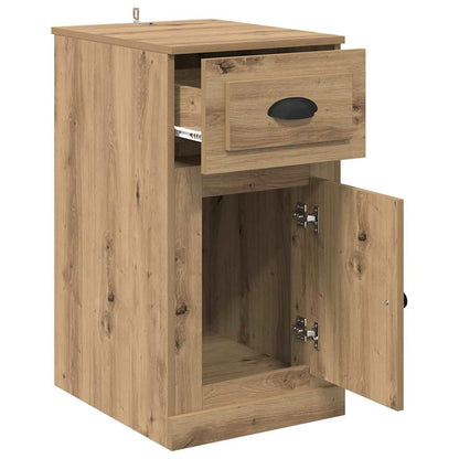 vidaXL Side Cabinet 40 x 50 x 75 cm Engineered Wood Artisan Oak 5