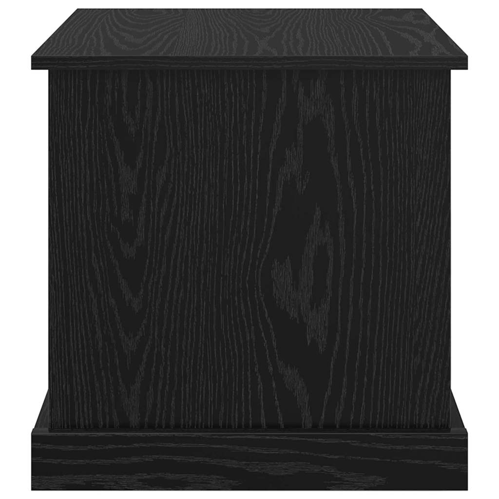vidaXL Coffee Table 3 pcs Black Oak 48 x 45 x 45 cm Engineered Wood 6