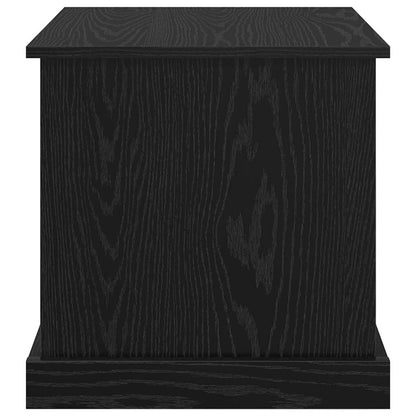 vidaXL Coffee Table 3 pcs Black Oak 48 x 45 x 45 cm Engineered Wood 6