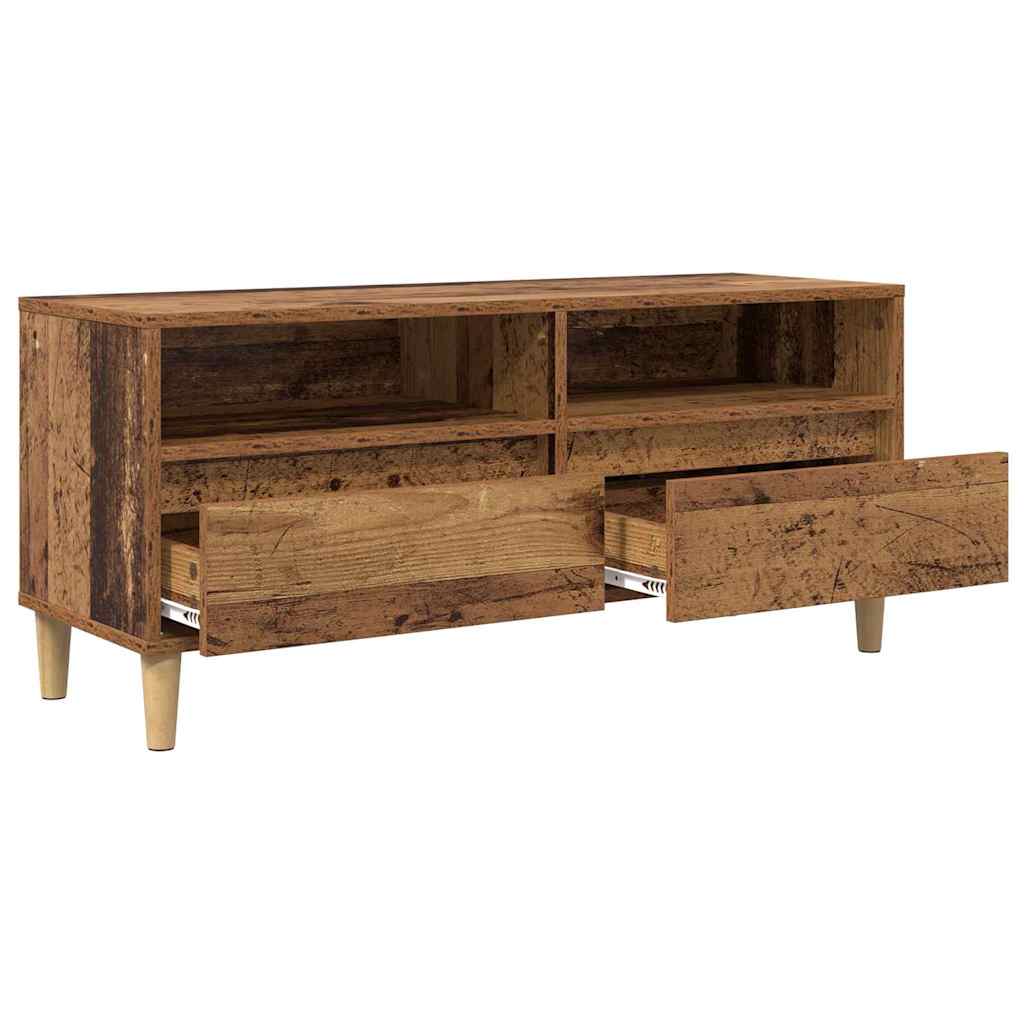 vidaXL TV Cabinet 100 x 34.5 x 44.5 cm Old Wood Engineered Wood 5