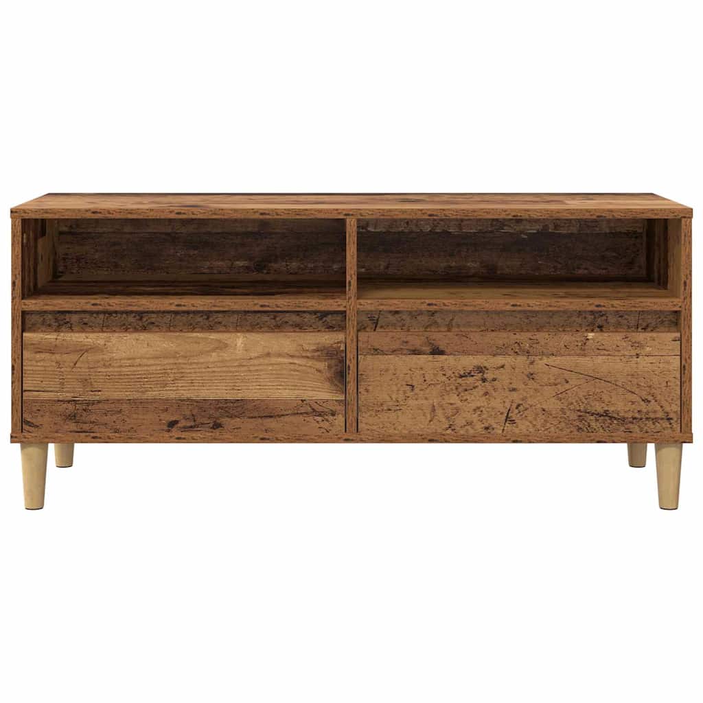 vidaXL TV Cabinet 100 x 34.5 x 44.5 cm Old Wood Engineered Wood 6
