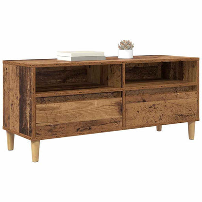 vidaXL TV Cabinet 100 x 34.5 x 44.5 cm Old Wood Engineered Wood 3