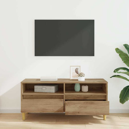vidaXL TV Cabinet 100 x 34.5 x 44.5 cm Artisan Oak Engineered Wood 4