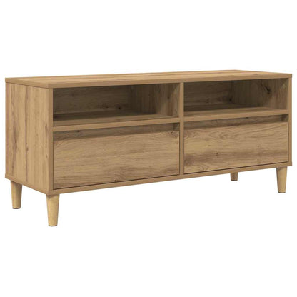 vidaXL TV Cabinet 100 x 34.5 x 44.5 cm Artisan Oak Engineered Wood 2