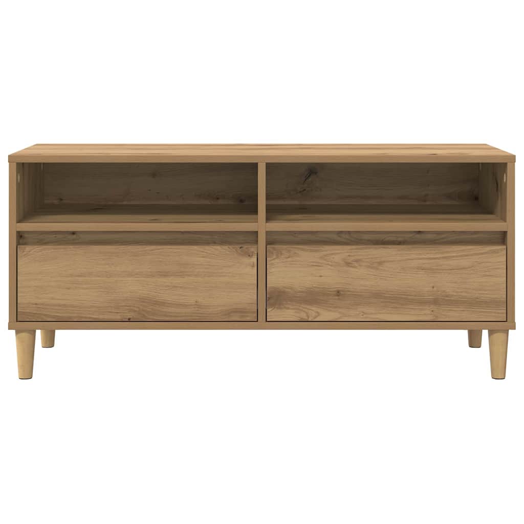 vidaXL TV Cabinet 100 x 34.5 x 44.5 cm Artisan Oak Engineered Wood 6