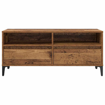 vidaXL TV Cabinet with Drawer Old Wood 100 x 34.5 x 44.5 cm 6