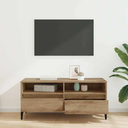 vidaXL TV Cabinet 100 x 34.5 x 44.5 cm Artisan Oak 4
