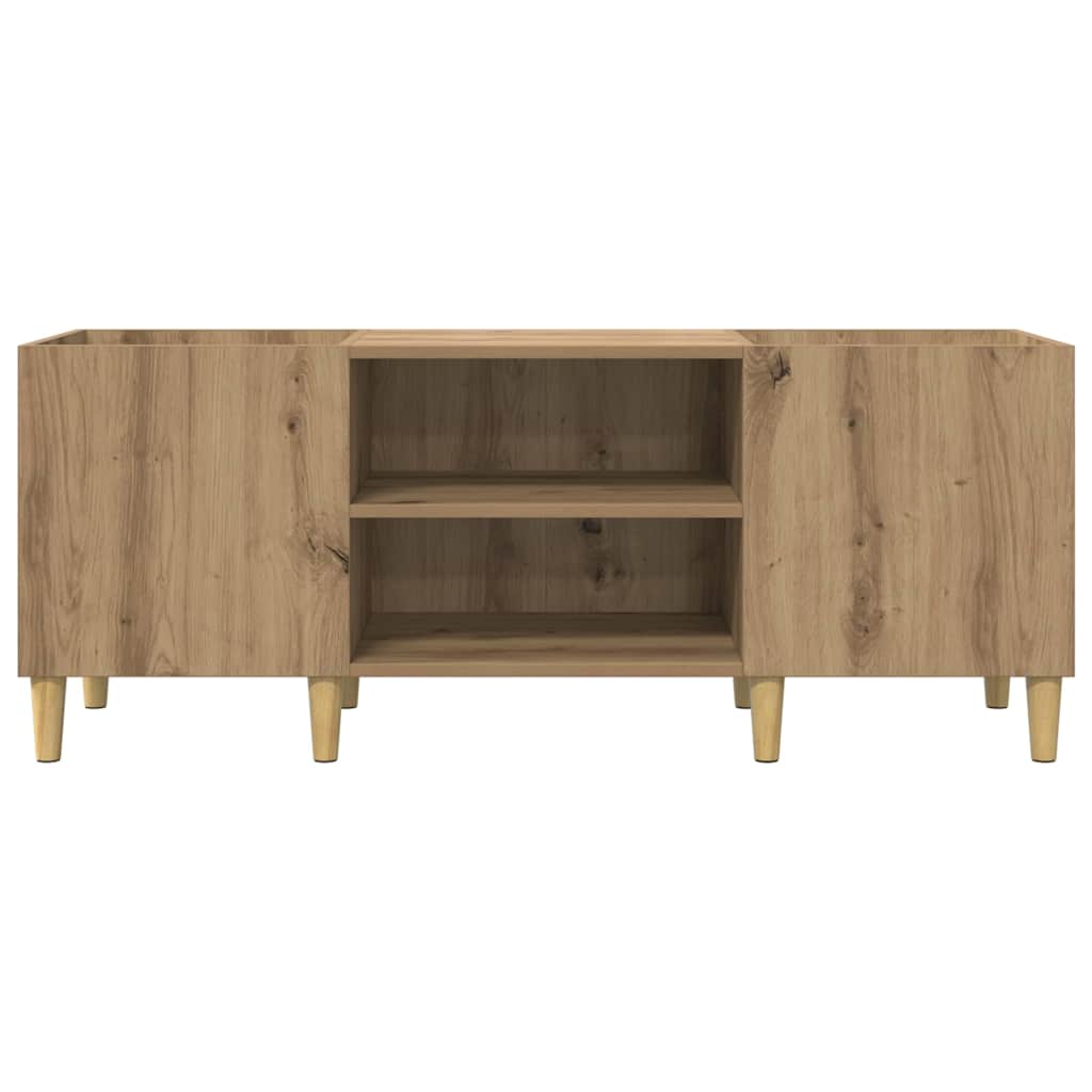 vidaXL Record Cabinet 121 x 38 x 48 cm Engineered Wood Artisan Oak 5