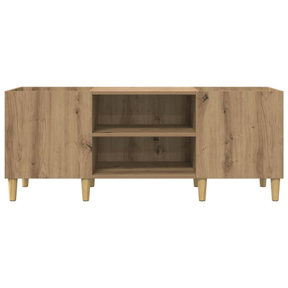 vidaXL Record Cabinet 121 x 38 x 48 cm Engineered Wood Artisan Oak 5