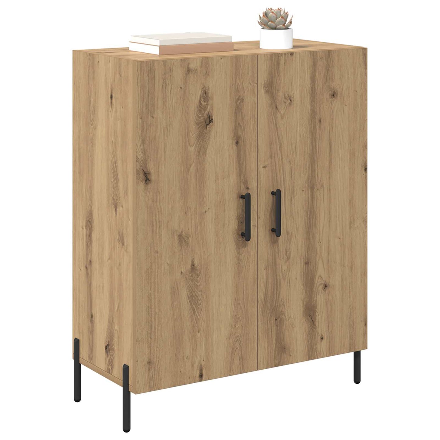 vidaXL Sideboard Artisan Oak 69.5 x 34 x 90 cm Engineered Wood 3