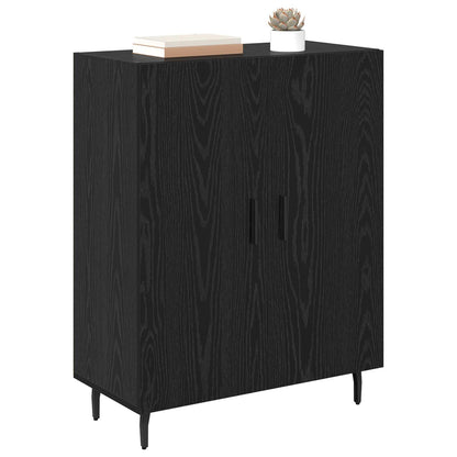 vidaXL Sideboard Black Oak 69.5 x 34 x 90 cm Engineered Wood 3