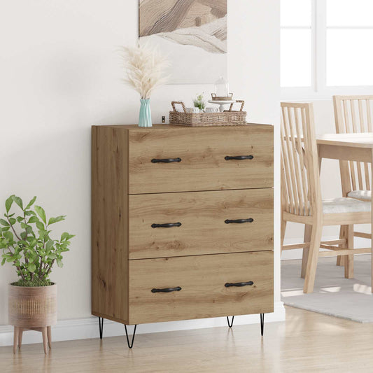 vidaXL Sideboard Artisan Oak 69.5 x 34 x 90 cm 1