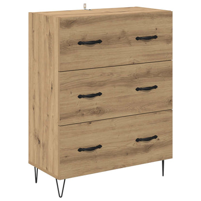 vidaXL Sideboard Artisan Oak 69.5 x 34 x 90 cm 2