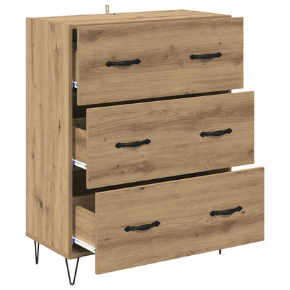 vidaXL Sideboard Artisan Oak 69.5 x 34 x 90 cm 5