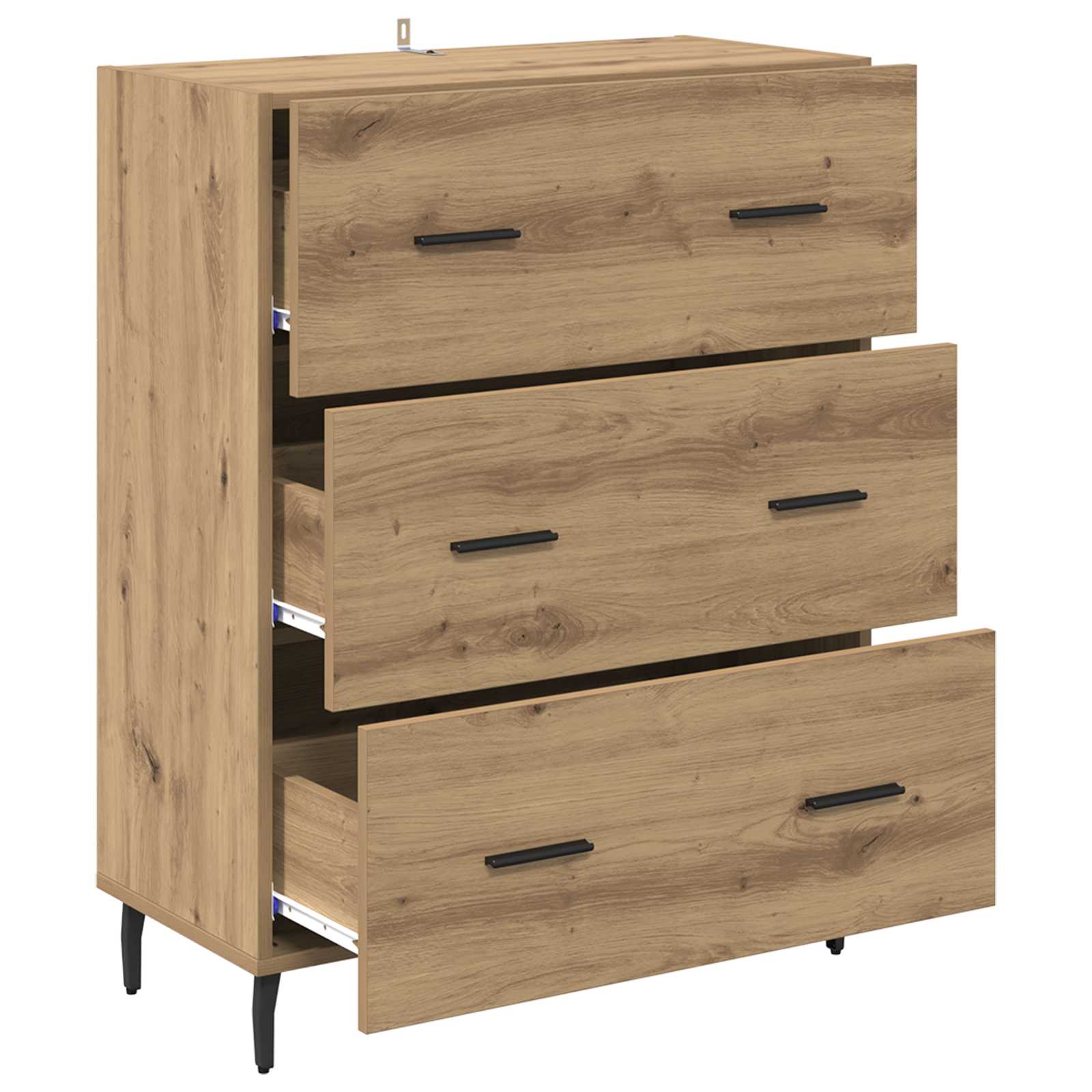vidaXL Sideboard Artisan Oak 69.5 x 34 x 90 cm 5