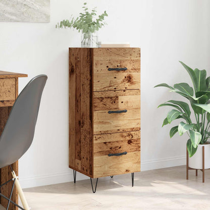 vidaXL Sideboard Old wood 34 x 34.5 x 90 cm Engineered Wood 1