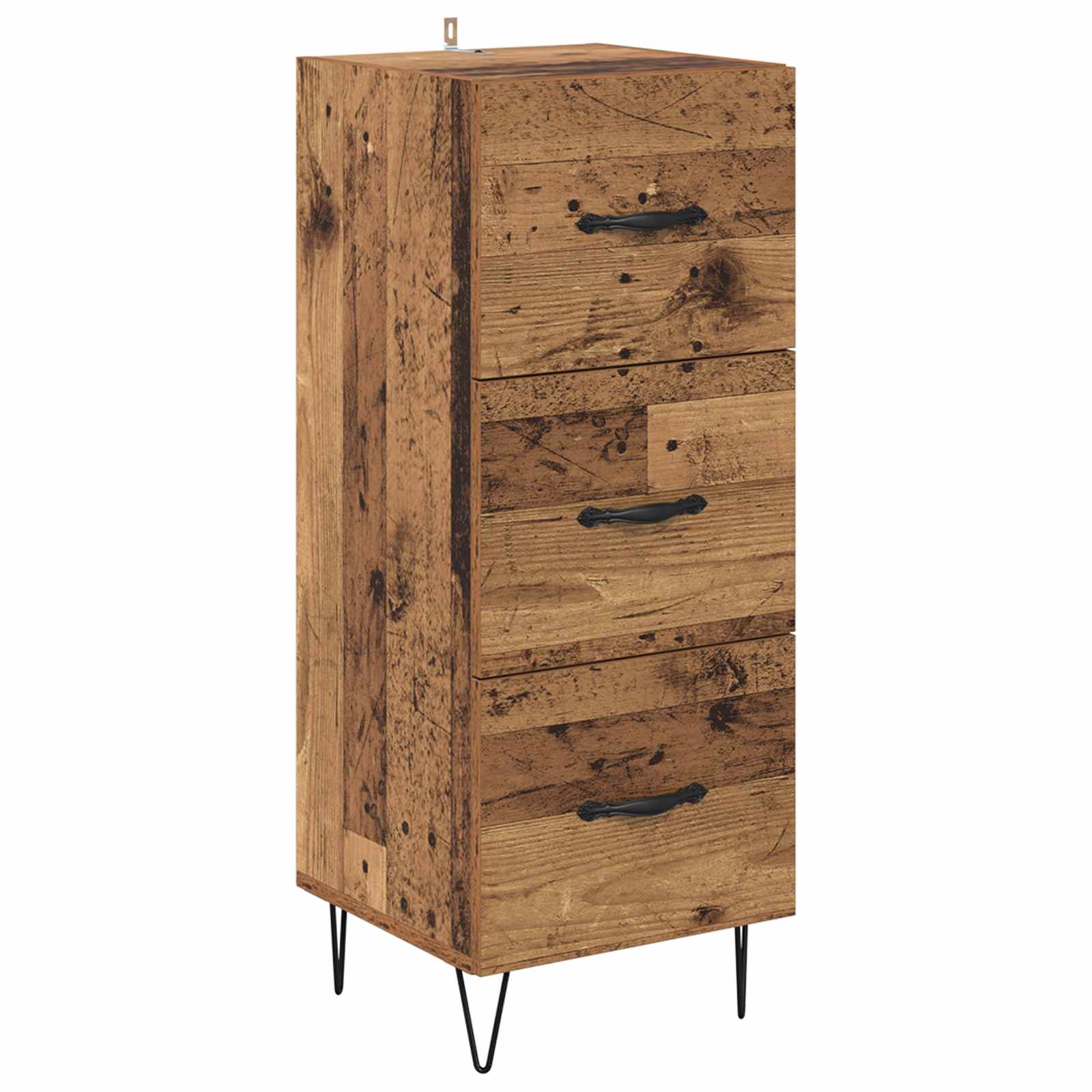 vidaXL Sideboard Old wood 34 x 34.5 x 90 cm Engineered Wood 2