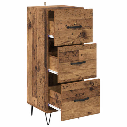 vidaXL Sideboard Old wood 34 x 34.5 x 90 cm Engineered Wood 5