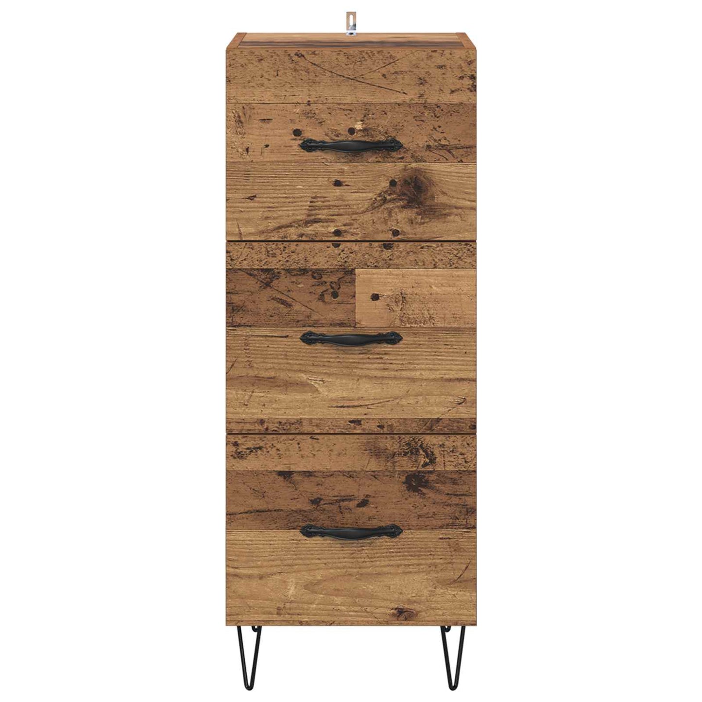vidaXL Sideboard Old wood 34 x 34.5 x 90 cm Engineered Wood 6