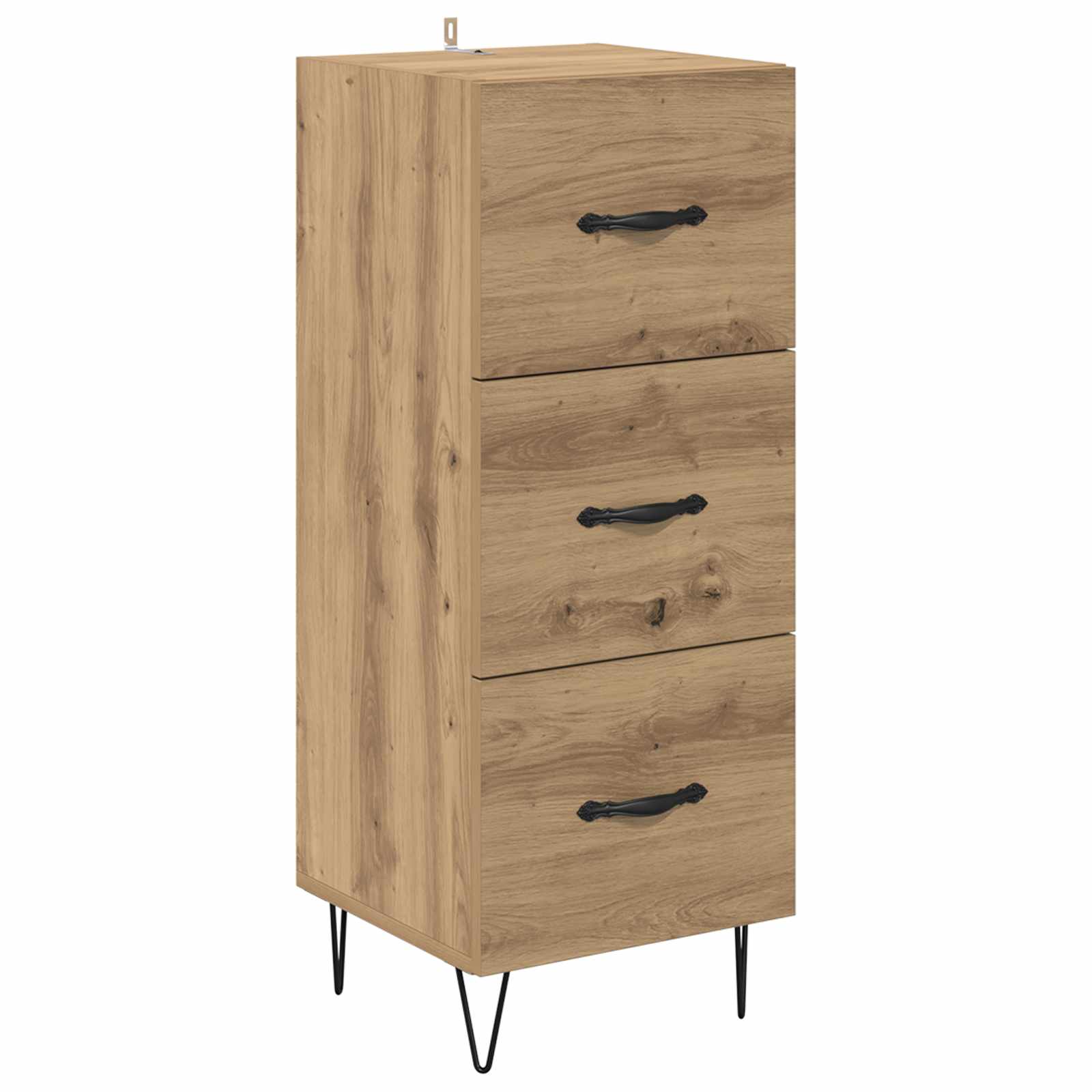 vidaXL Sideboard Artisan oak 34 x 34.5 x 90 cm Engineered Wood 2