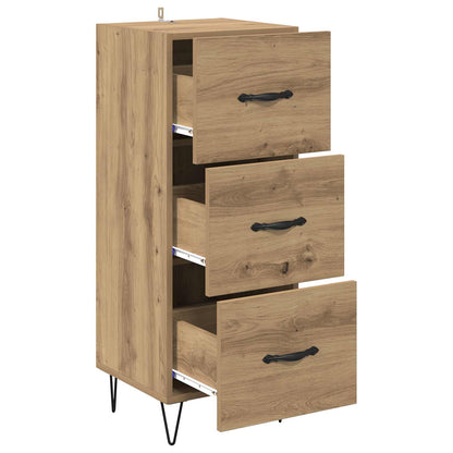 vidaXL Sideboard Artisan oak 34 x 34.5 x 90 cm Engineered Wood 5