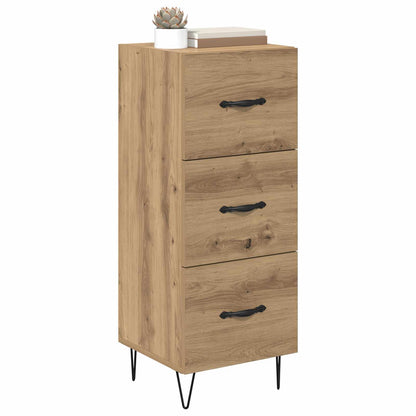 vidaXL Sideboard Artisan oak 34 x 34.5 x 90 cm Engineered Wood 3
