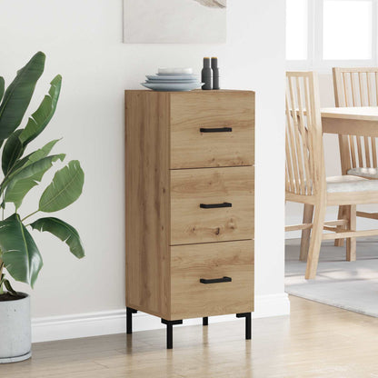 vidaXL Sideboard Artisan Oak 34.5 x 34 x 90 cm Engineered Wood 4