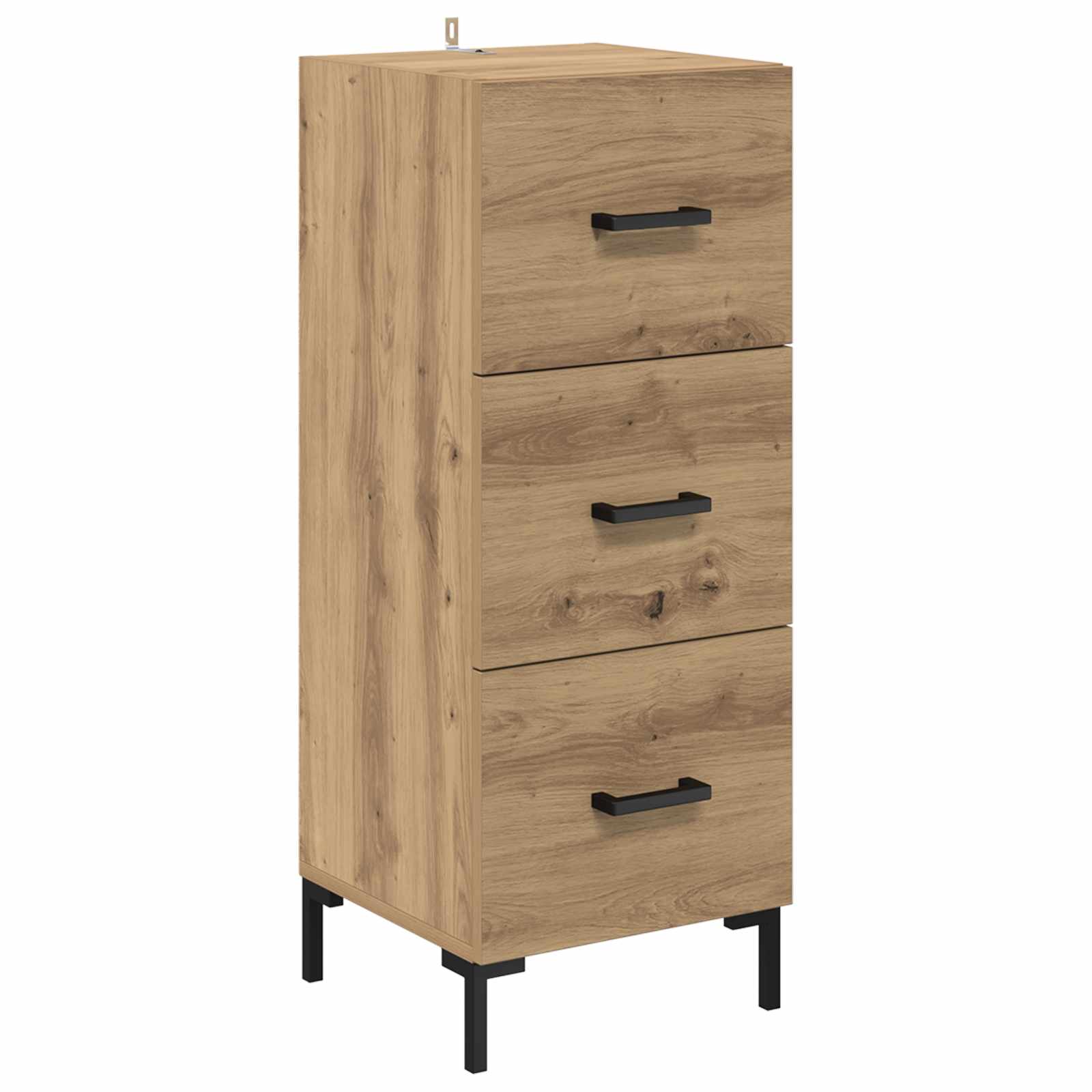 vidaXL Sideboard Artisan Oak 34.5 x 34 x 90 cm Engineered Wood 2