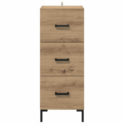 vidaXL Sideboard Artisan Oak 34.5 x 34 x 90 cm Engineered Wood 6
